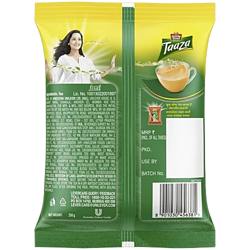 Brooke Bond Taaza Tea 250g Pouch - Image 2