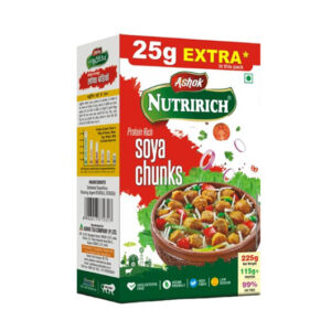 Ashok NutrirIck Soya Chunks (200g +25g extra)