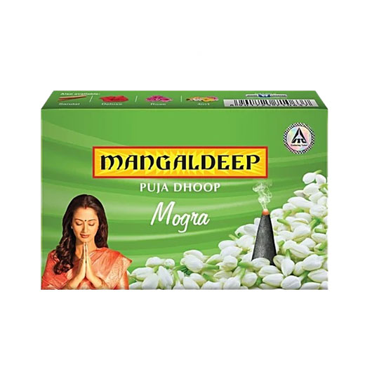 Mangaldeep ( Mogra / Rose / Deluxe ) Dhoopbatti 1 Pack - Image 2